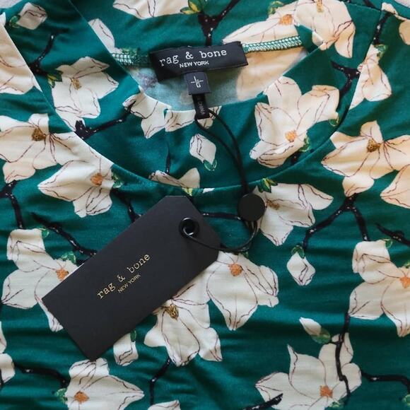 rag & bone Sabeen Floral Mockneck Sleeveless Top - Picture 5 of 8